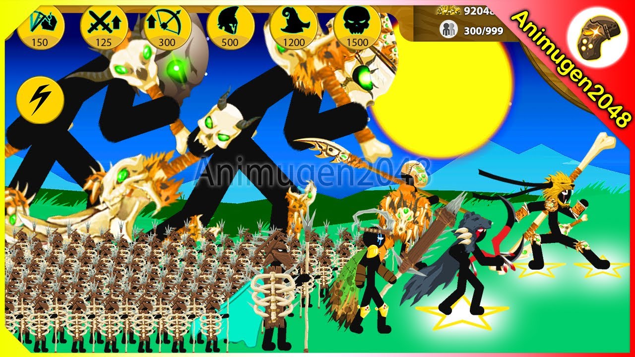 STICK FIGURE NEW LION SHADOWRATH VS EPIC FINAL BOSS SAVAGE | Stick War Legacy Mod | Animugen2048