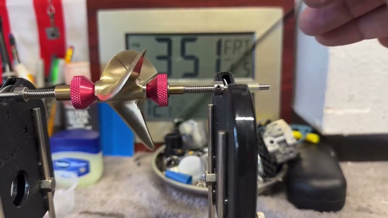 RC Boat Propeller  Balance Sharpening  and Polishing  7016/3/410