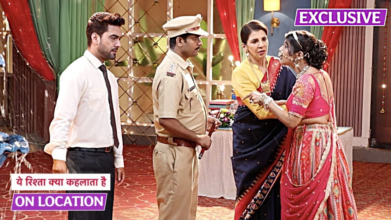 Yeh Rishta Kya Kehlata Hai | On Location | Police Ke Samne Abhira Ne Ki Todfod, Dadisa Ne Sambhala