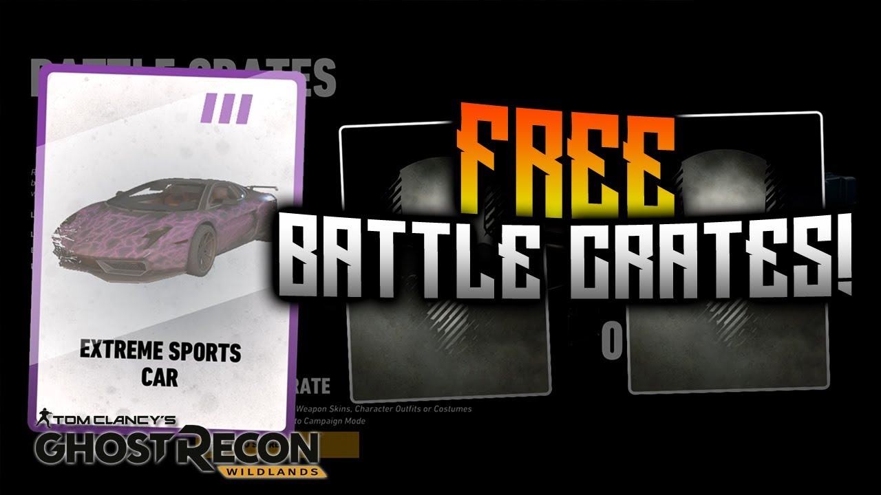 Ghost Recon Wildlands - How To Get FREE Battle Crates!