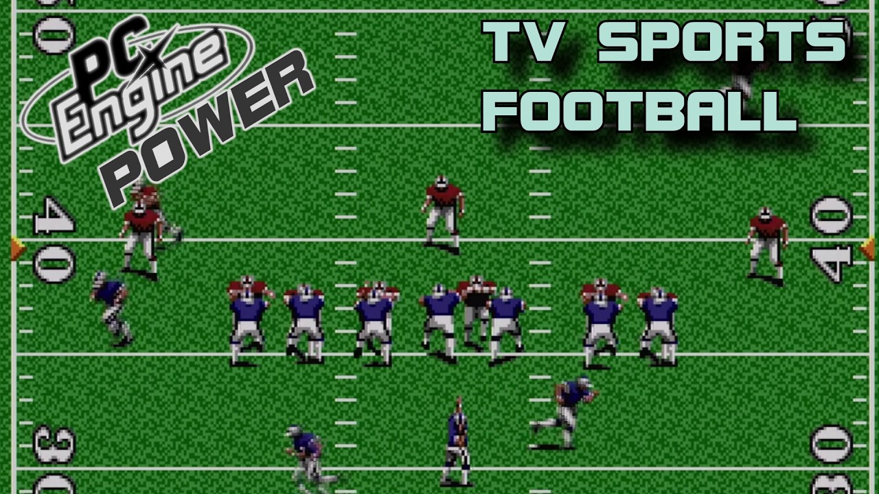 TV Sports Football (TVスポーツフットボール) - PC Engine Power 215