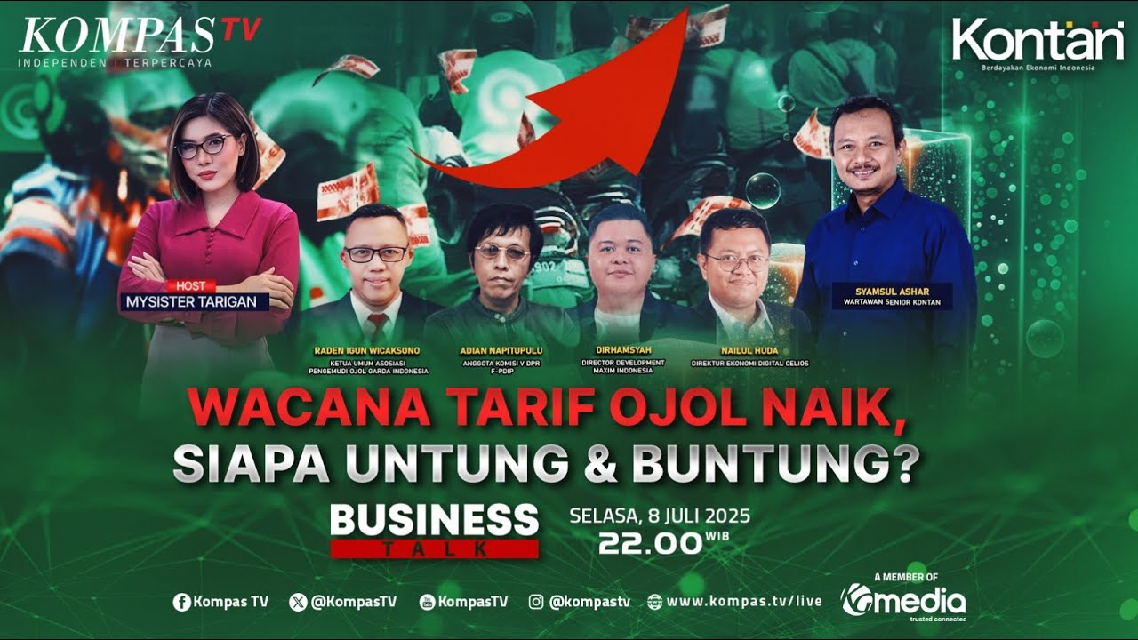 LIVE - Wacana Tarif Ojol Naik, Siapa Untung & Buntung? I BUSINESS TALK