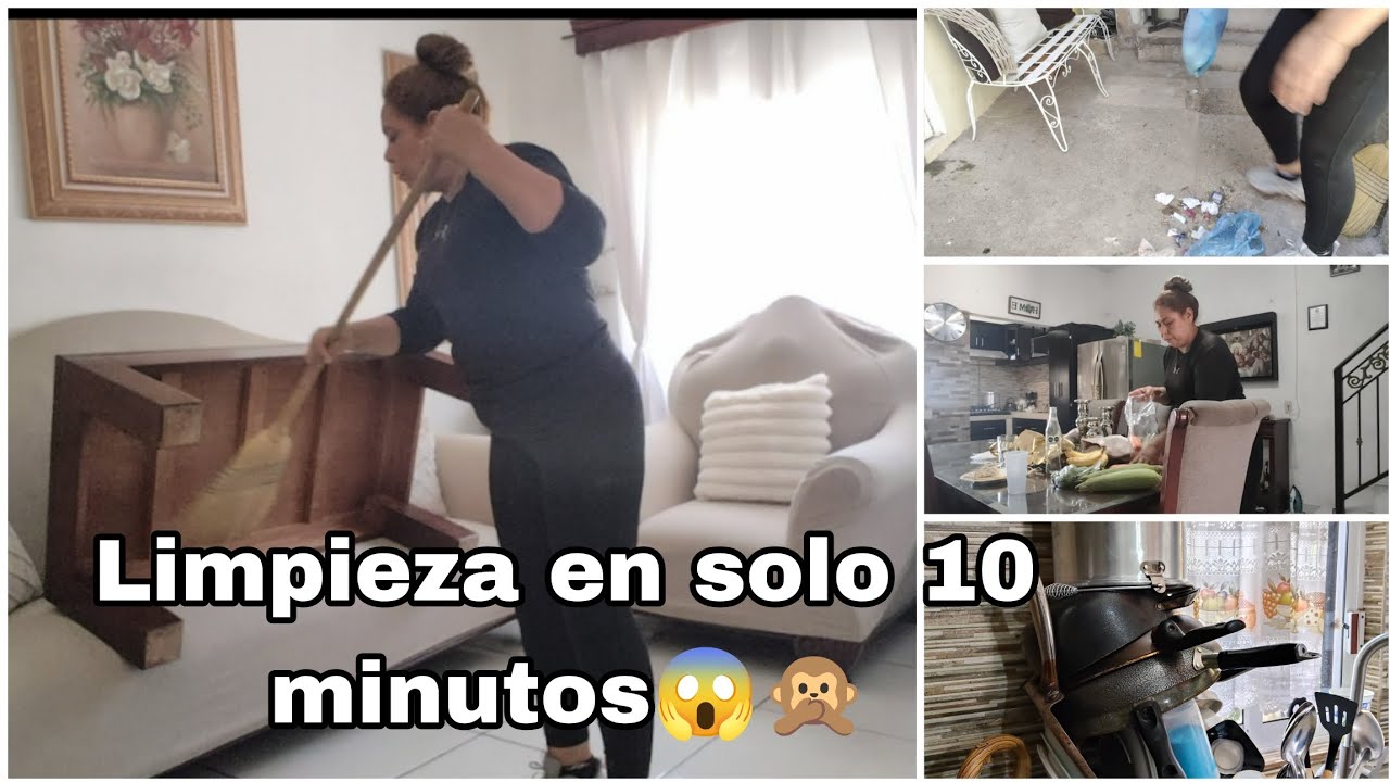 Limpieza rapida en solo 10 minutos 😱