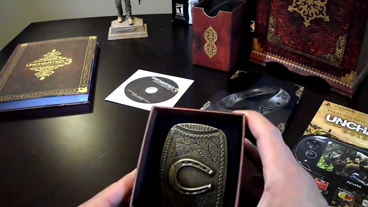 UNCHARTED 3 COLLECTORS EDITION / DESEMPAQUETADO