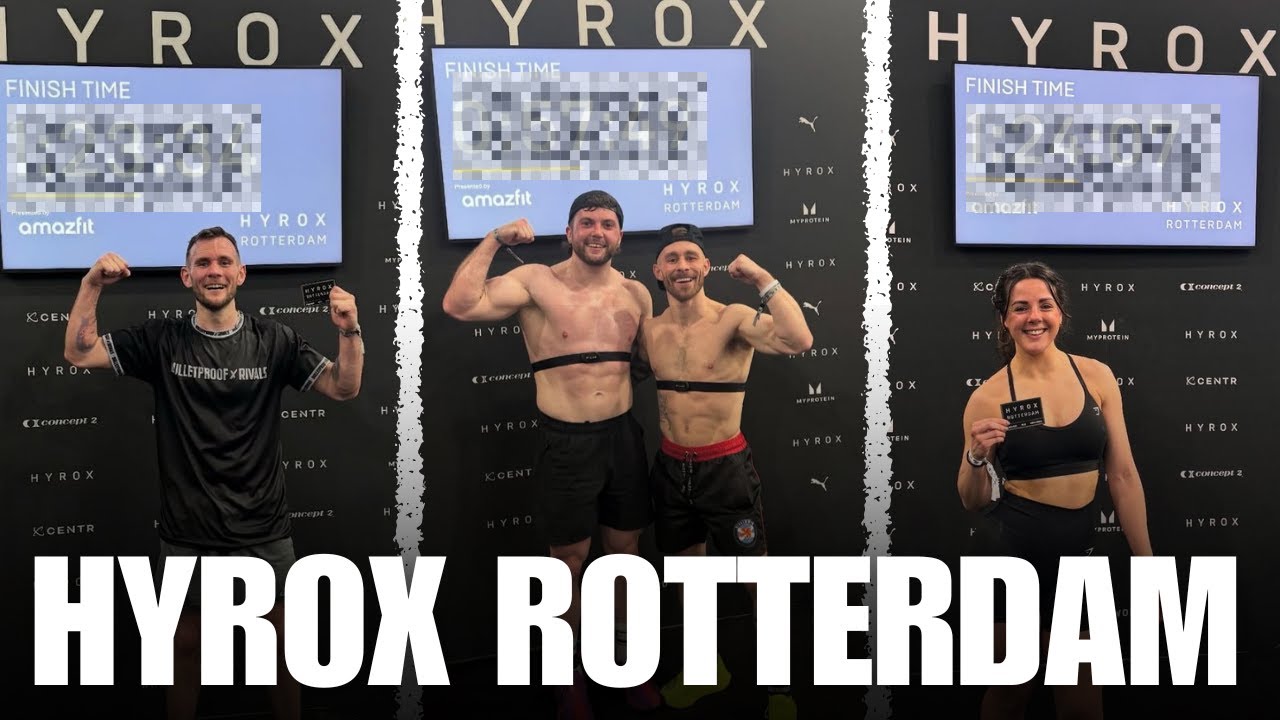 Hyrox Rotterdam | Sub 60 Male Doubles, Womens Solo Open & Males Solo Open