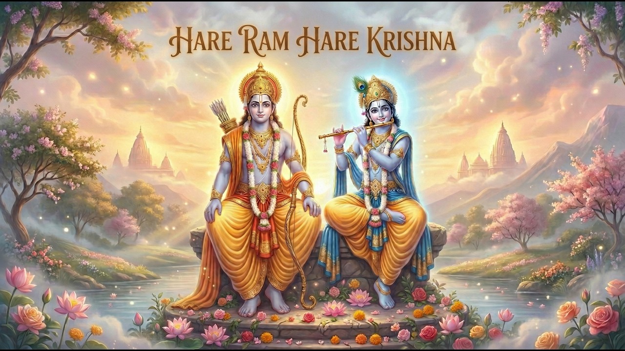 Hare Ram Hare Krishna | Deep Healing & Energetic Mantra | हरे राम हरे कृष्णा Positive Life Chant