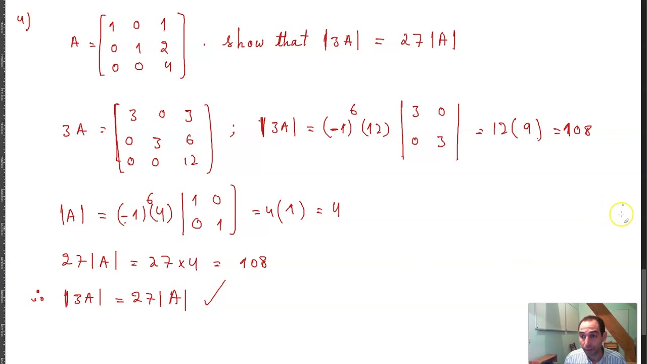 Determinants Exercises &ndash; NCERT Math Class 12 Chapter 4 #4