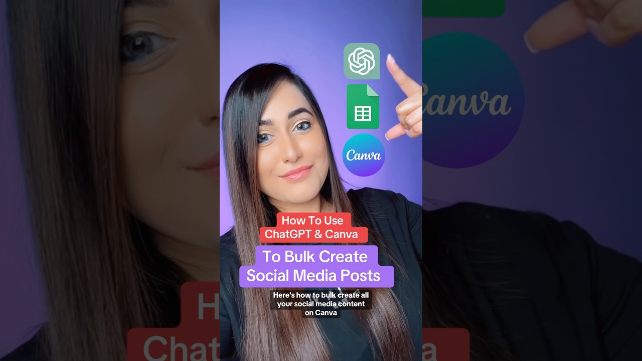 Как использовать ChatGPT и Canva для массового создания постов в социальных сетях для вашего бизн...