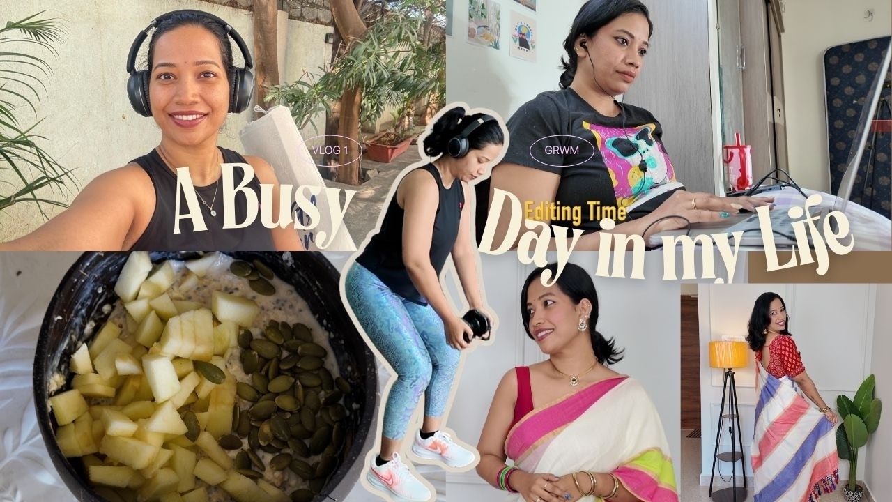 A Busy Day In my Life I Launching Sarees I Workout I Shooting I Feeling Sick