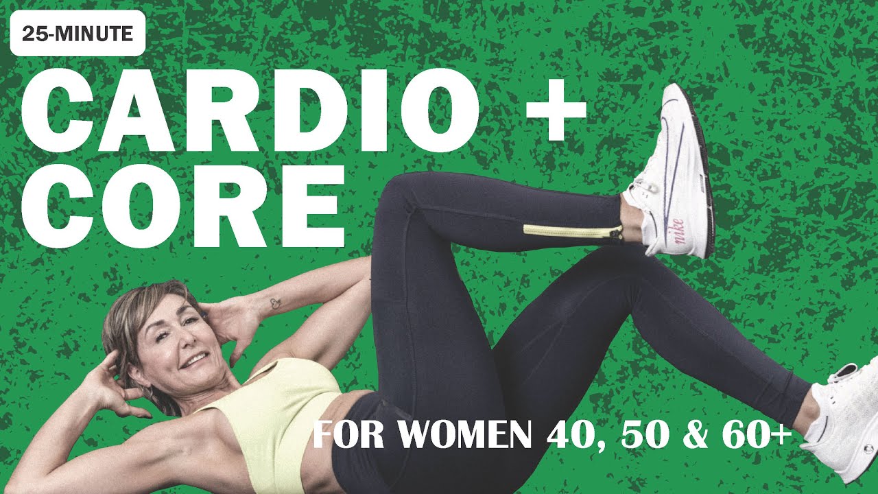Ab HIIT Bodyweight Workout for Home for Women Over 40 [CARDIO + CORE]