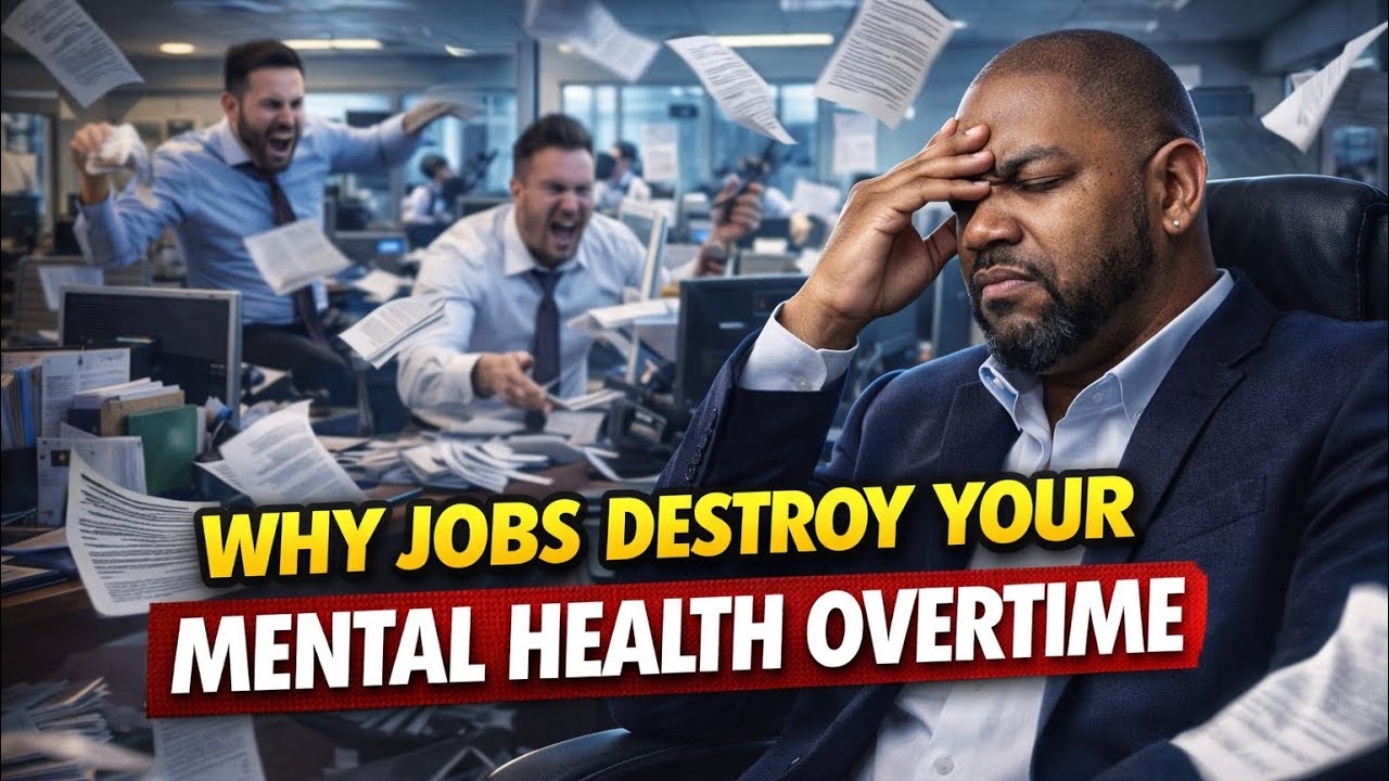 Why jobs destroy your mental health overtime #MentalHealth #WorkplaceStress #Burnout #ToxicWorkplace