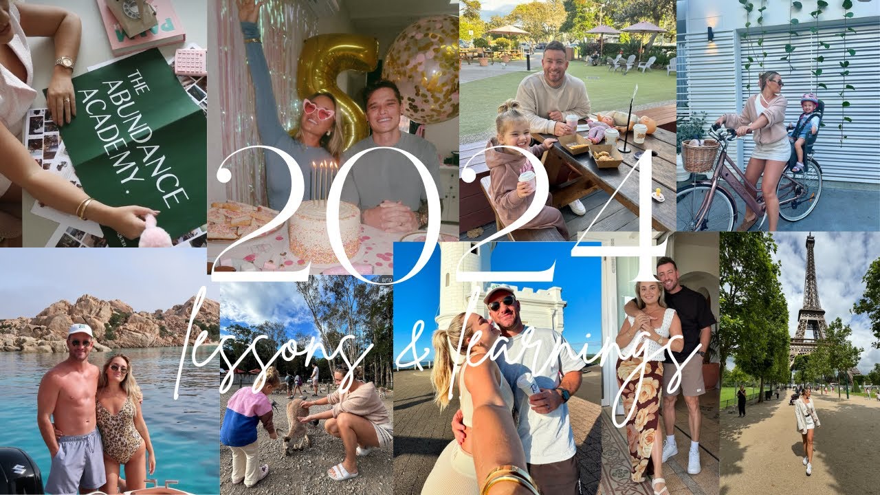 2024 lessons & learnings, my takeaways from a challenging year 😅📅💖