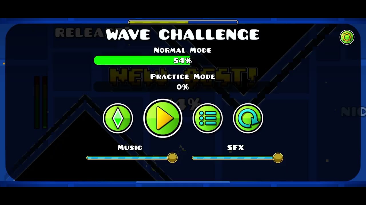 Geometry dash wave challenge 