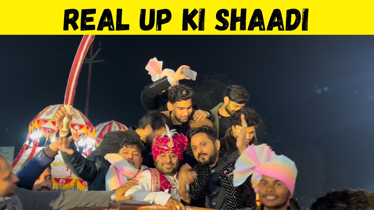 Mathura Ki Shaadi Vlog | Real UP Wedding Fun, Dance, Food & Chaos 😂