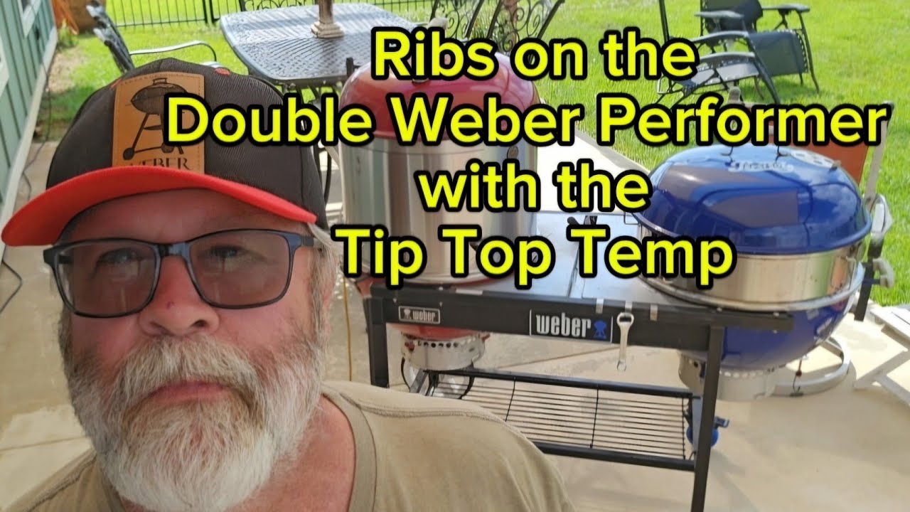 Double Weber Performer does Memorial Day Ribs with the Tip Top Temp Controller