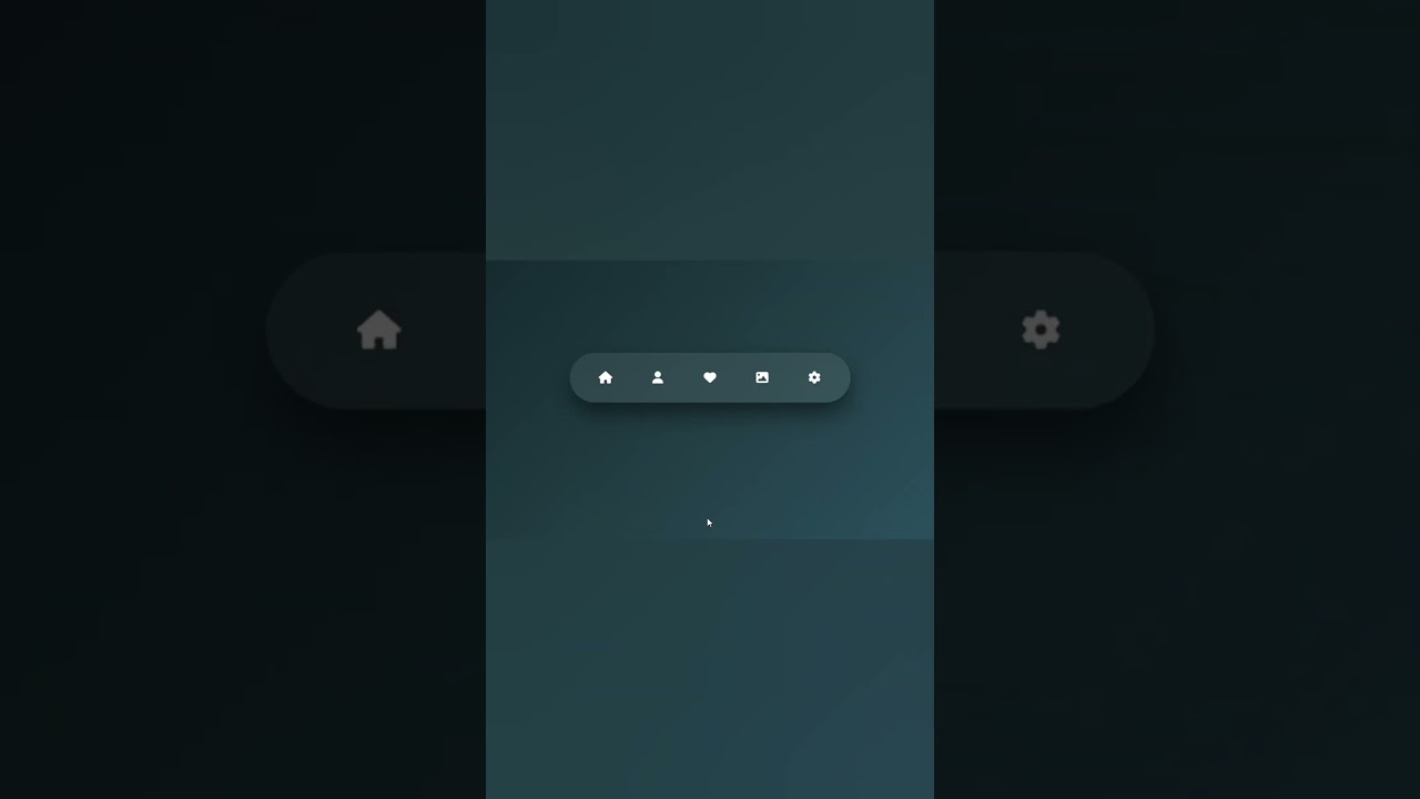 Animated Icon Navbar using HTML CSS JavaScript ✨ #tech #shorts #coding #viral #trending