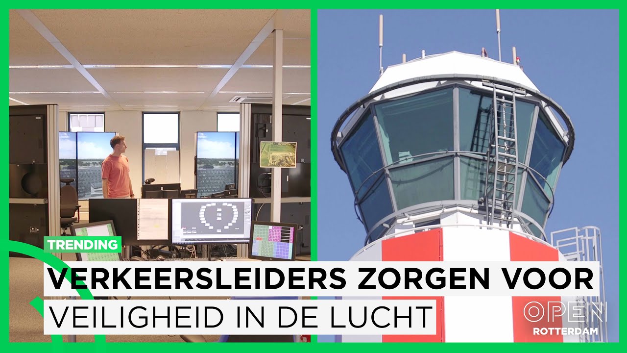 Luchtverkeersleiders op Rotterdam Airport: ‘Daar zijn wij dag en nacht mee bezig’ | SAMENLEVING