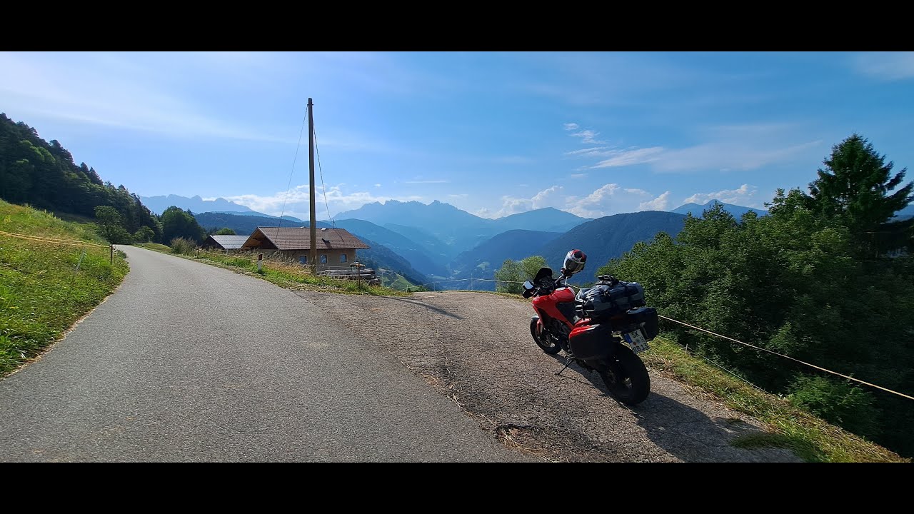 Endlich Sonne: Ankunft in den Dolomiten