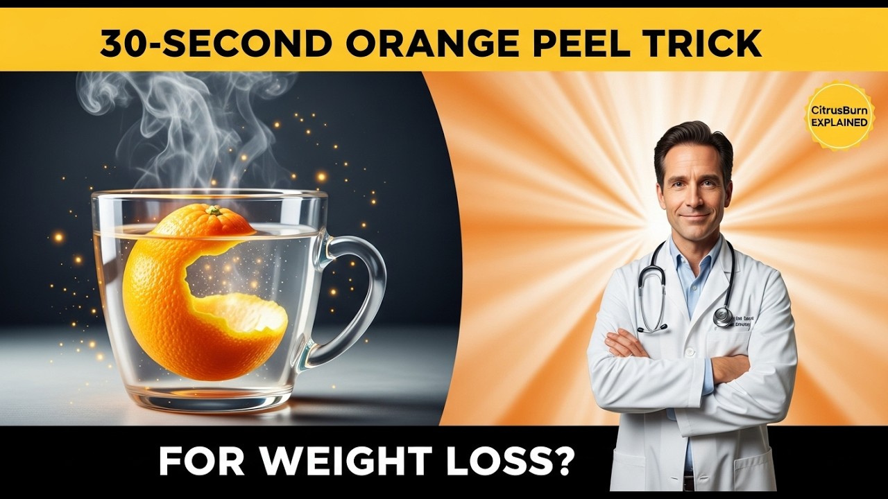 The 30 Second Orange Peel Trick Weight Loss Recipe: The Orange Peel That Resets Metabolism