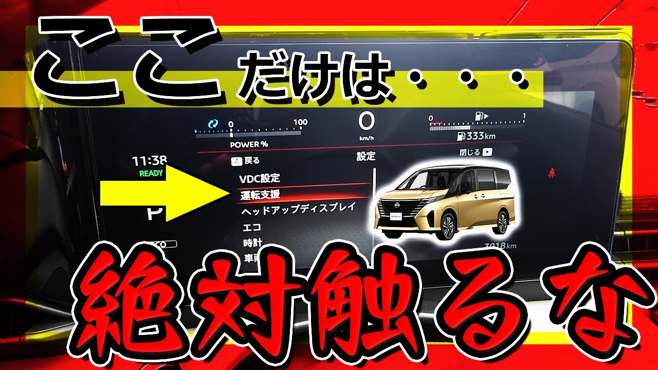 知らないと損するセレナメーターディスプレイカスタマイズ&触るな編
