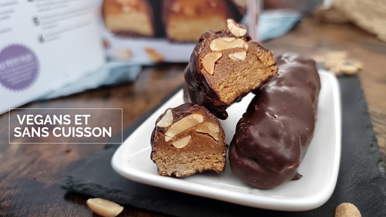 Snickers Faciles Vegans et Sans Cuisson + Grosse Annonce !!