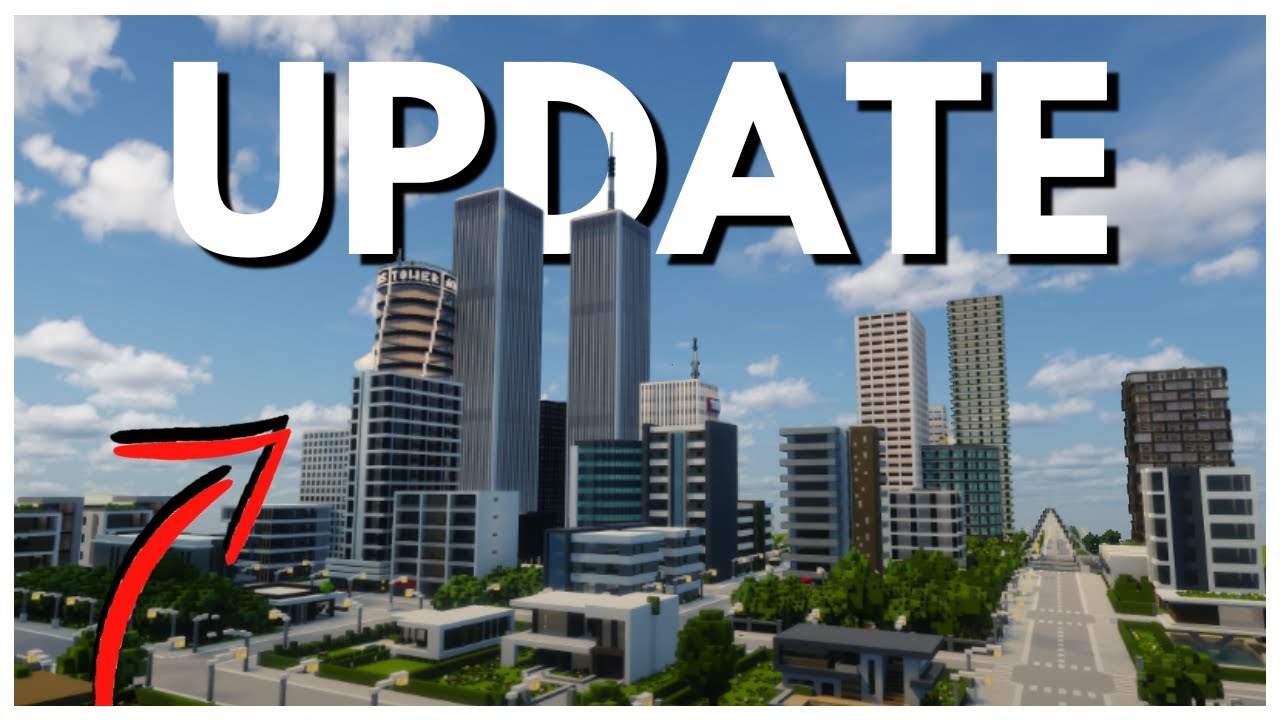 Ma ville Minecraft après 1 an ! | Update (Aéroport International)