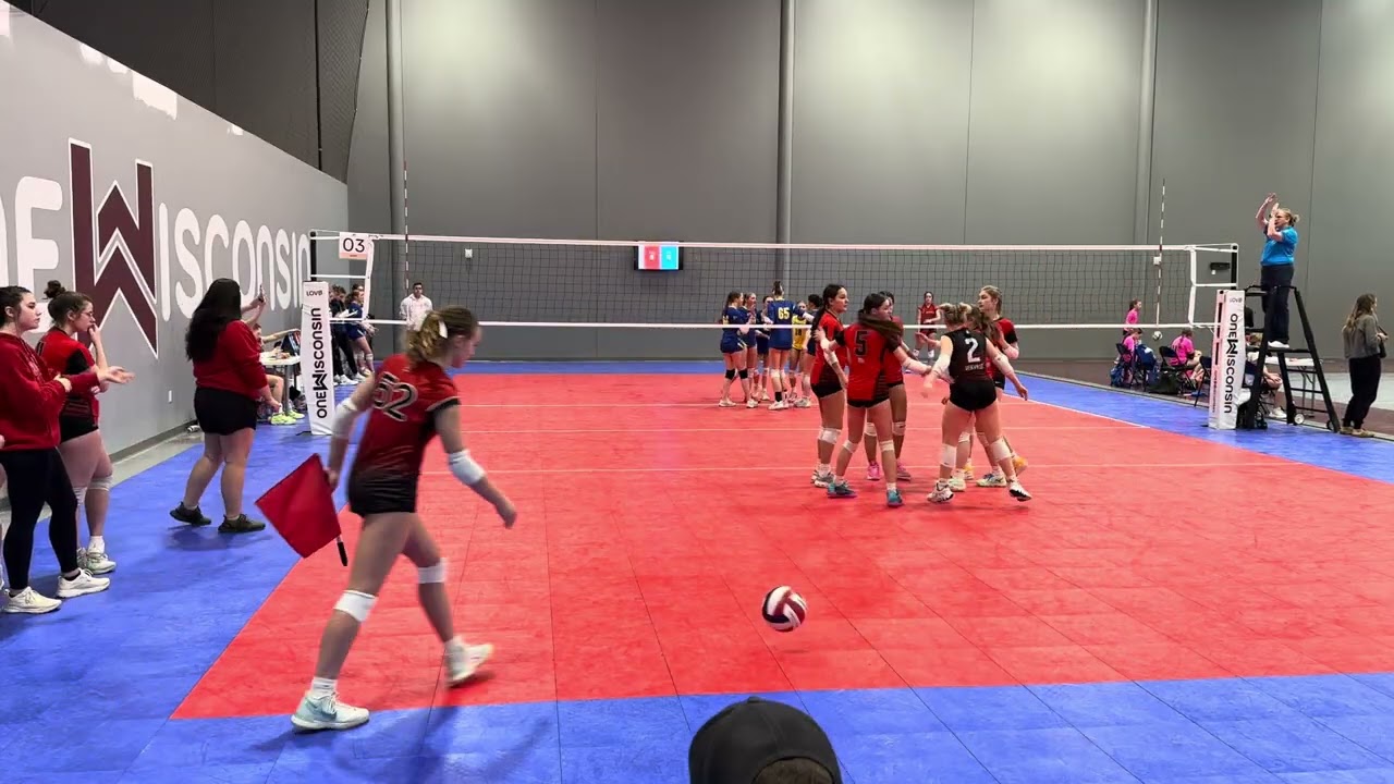 Blaze 15 White v Lakeshore Storm 15 Blue set 1 