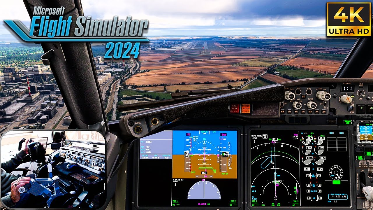 Microsoft Flight Simulator 2024 | EPIC Approach over VIENNA City! | iFly 737 MAX | 4K ULTRA REALISM