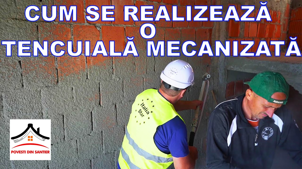 CUM SE REALIZEAZĂ O #TENCUIALĂ MECANIZATĂ