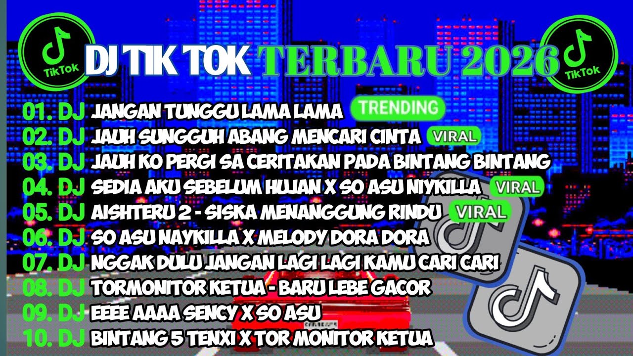 DJ TIKTOK TERBARU 2025🎵DJ JANGAN TUNGGU LAMA LAMA🎵DJ JAUH SUDAH ABANG MENCARI CINTA