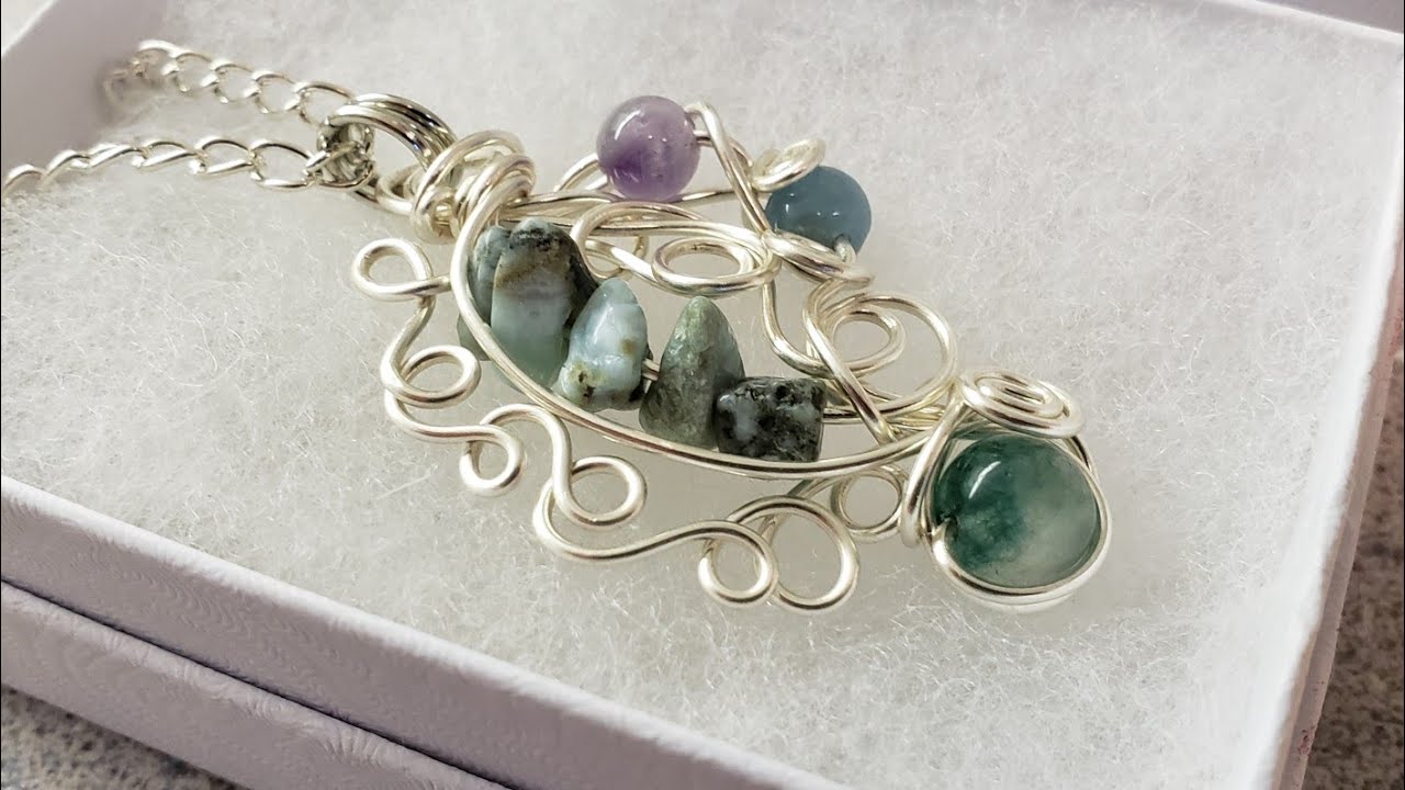 Freeform Necklace!  How to have fun and not plan or worry!  Eps 359