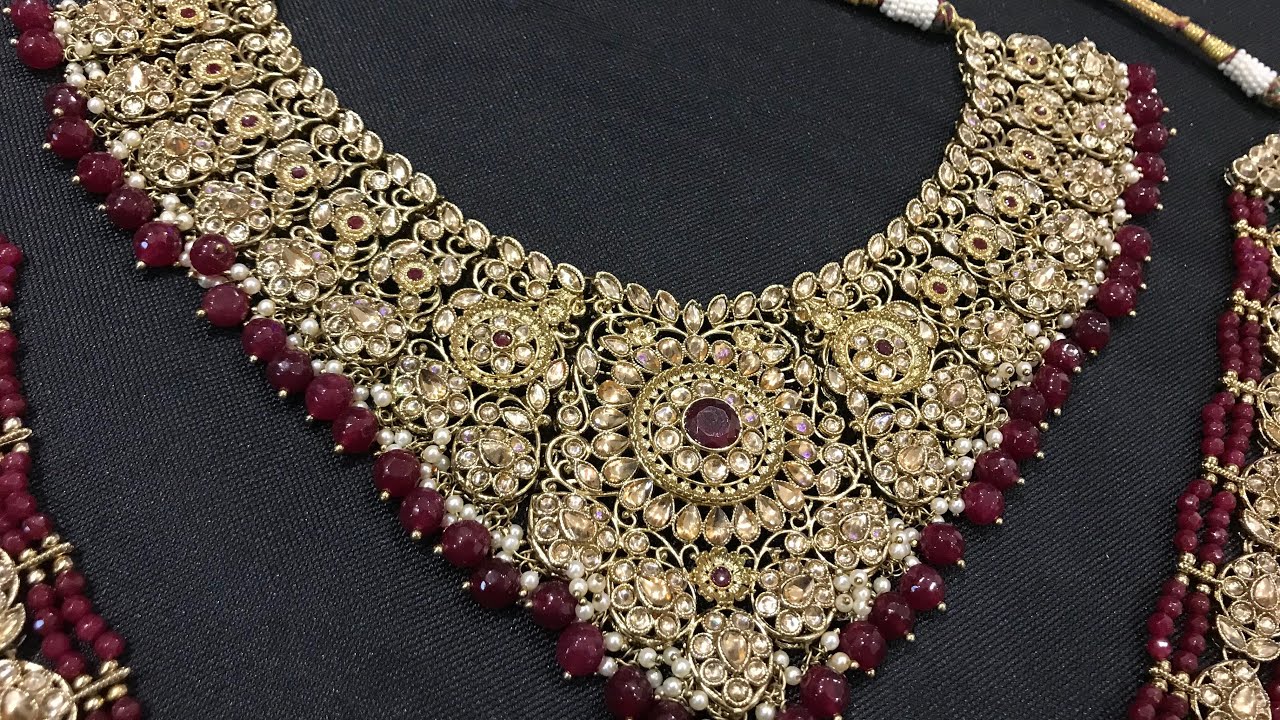 Ruby color premium DULHAN SET 6798/-ONLINE,BRIDAL SET,WEDDING JEWELLERY,HOME DELIVERY ALL OVER INDIA
