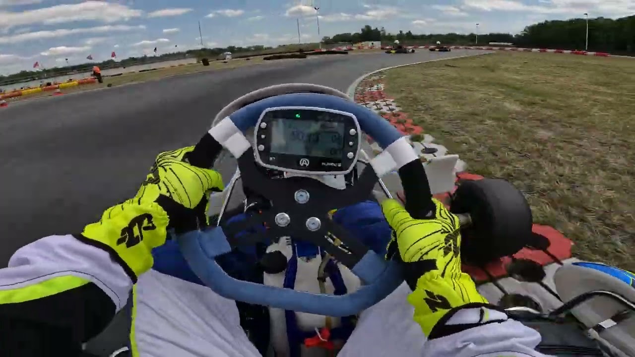 Helmet cam driver POV  IAME X30 Senior l Komet K2M l Berghem 29-06-2022