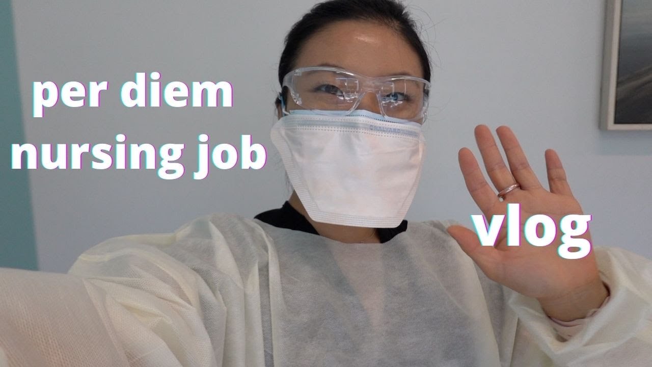day in the life of a nurse l per diem (part time) job vlog