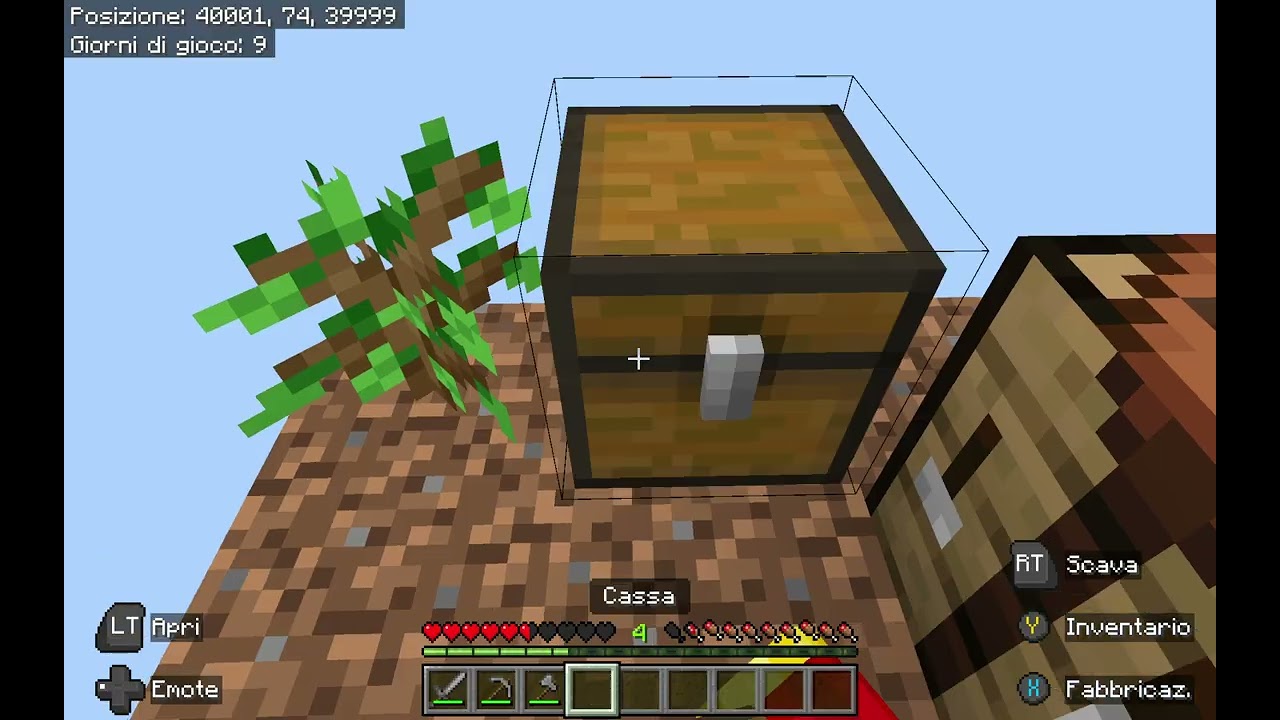 HO INIZIATO UNA VANILLA SKYBLOCK 
