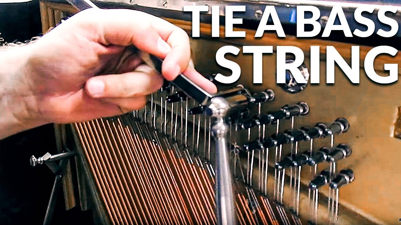 Brigham Larson Pianos, How To Tie a Bass String