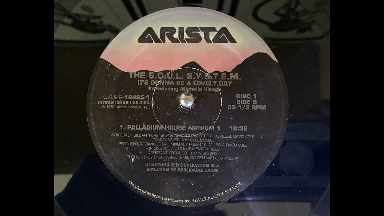 The SOUL SYSTEM Introducing Michelle Visage – It's Gonna Be A Lovely Day (Palladium House Anthem 1)