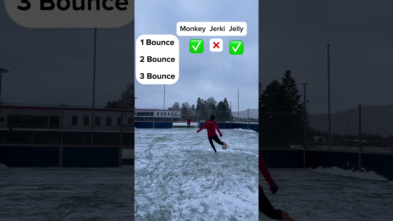 1/2/3 Bounce Challenge #football #challenge