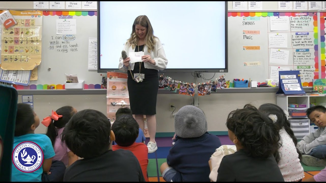 Warfield Elementary Staff Celebrate District Literacy Teacher of the Year