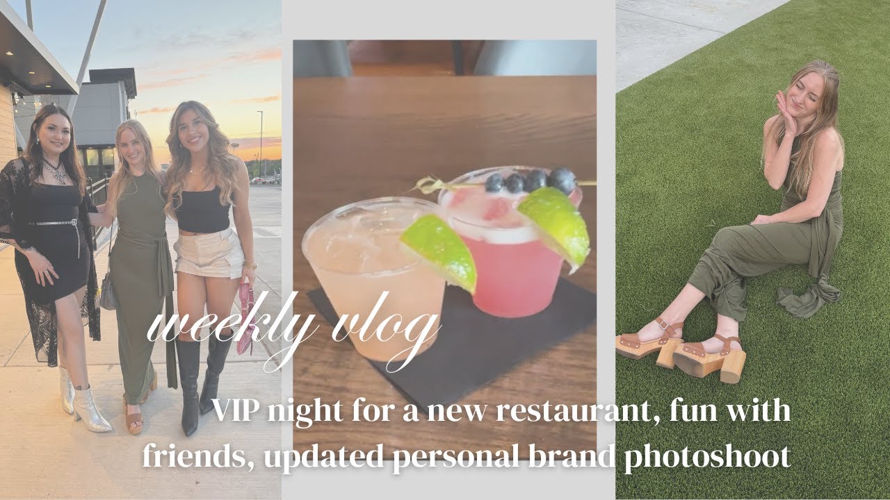 We were VIP's! Fun with friends & new personal brand photoshoot