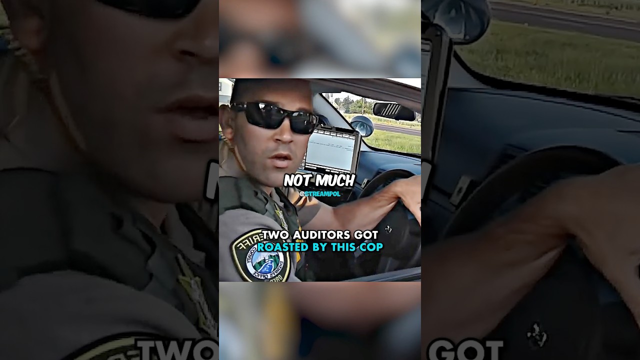 Two auditors got roasted by this cop 😡