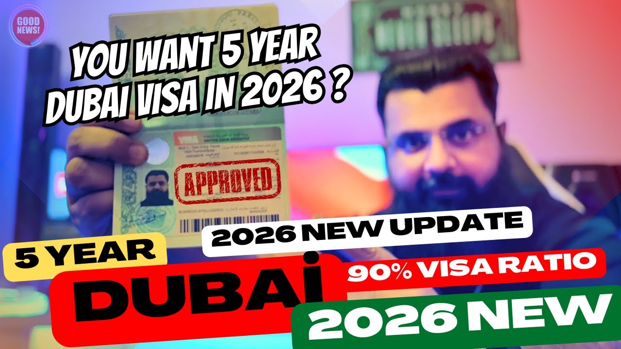 Dubai 5 Year Visit Visa 2025 | 5-Year Multiple Entry Dubai Visa | How to Apply Online from Pakistan