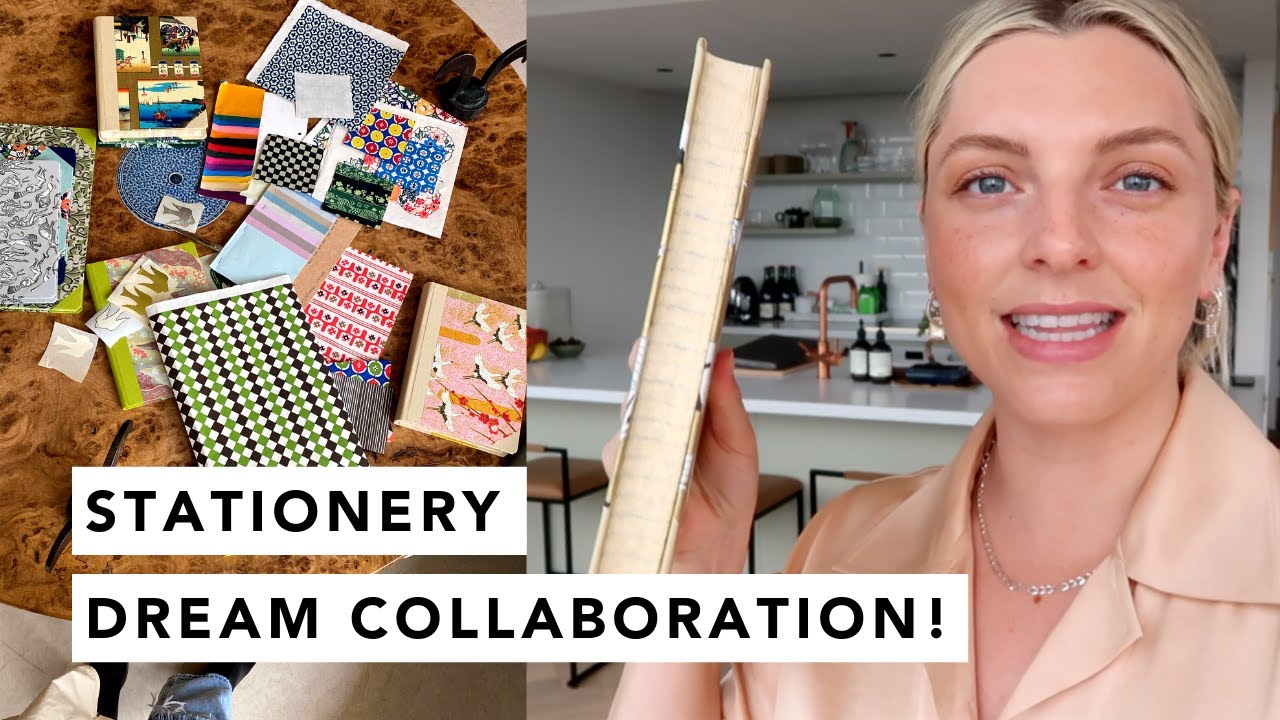 MY DREAM STATIONERY COLLABORATION! | Estée Lalonde