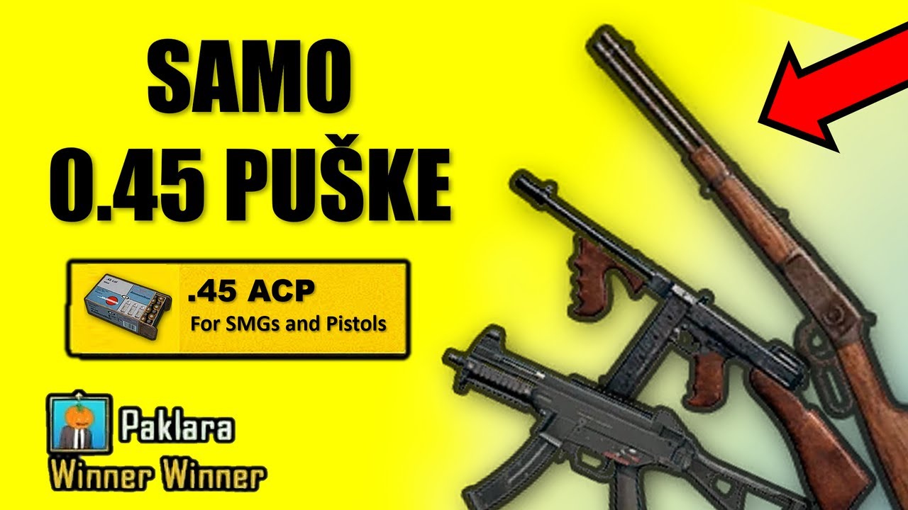 Samo 0.45 puške u PUBG Mobile...
