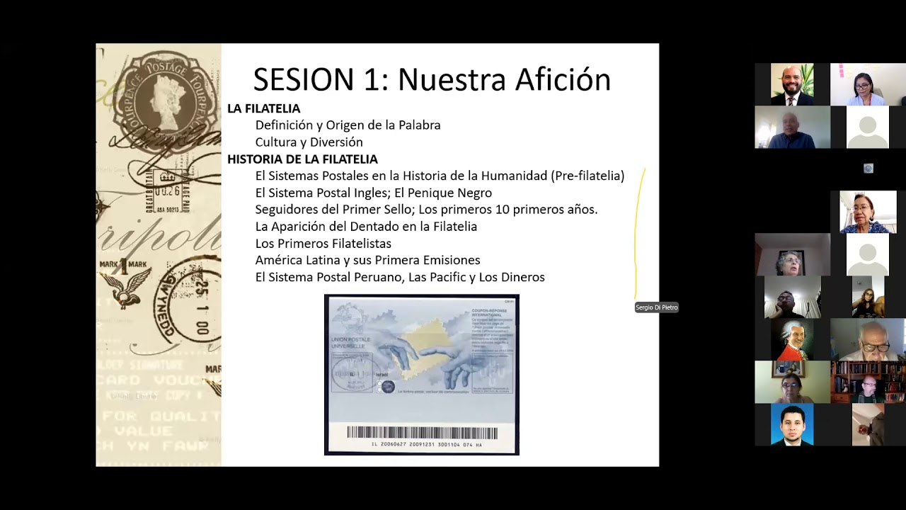 Curso de Filatelia CAF 2021 - Sesión 1: Nuestra Afición