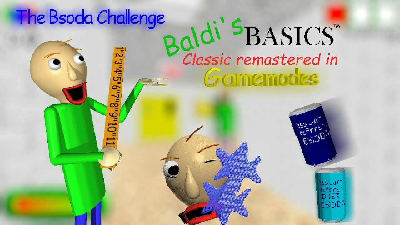 Baldi's Basics In Gamemodes - The Bsoda Challenge