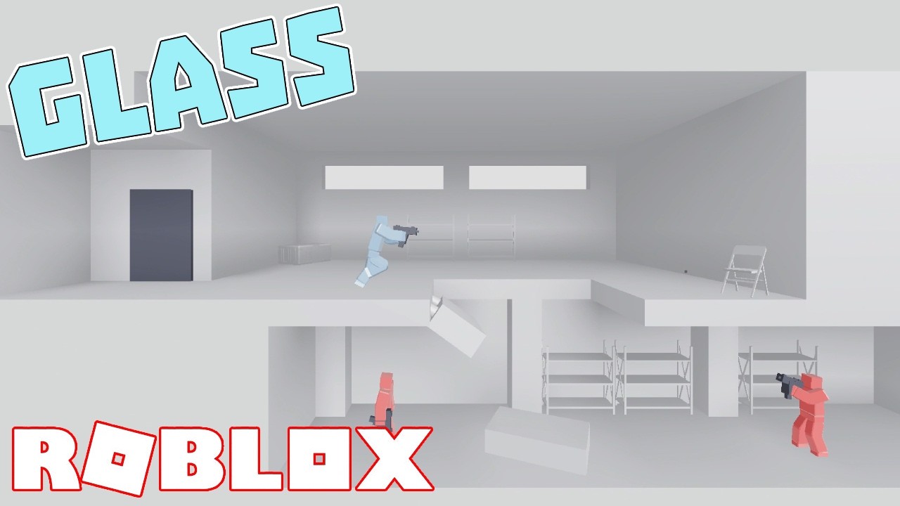 Hombre de Cristal con un Arma | GLASS - Roblox
