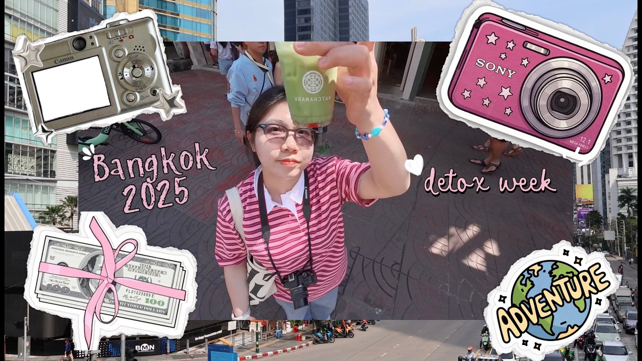 Bangkok Vlog - A week of detox (solo trip) ep 1