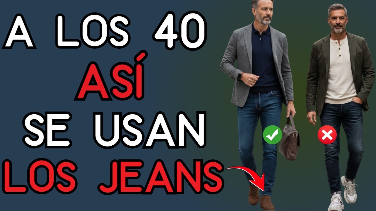 Jeans y zapatos: una gu&iacute;a pr&aacute;ctica para hombres mayores de 40 | Moda Hombres 40+