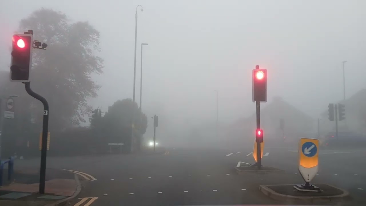 Dashcam burbage to shepshed October 12th 2025 video 1 (foggy)